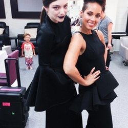 Alicia Keys avec la chanteuse Lorde