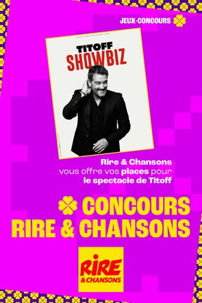 Titoff  en tournée en 2026 - Invitations à gagner pour plusieurs dates -