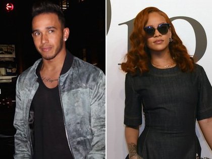 Lewis Hamilton et Rihanna