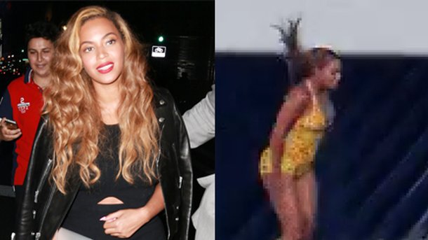 Beyoncé : elle plonge du haut de son yacht à plus de 10 mètres de hauteur!