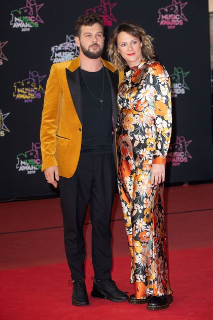 Claudio Capéo et sa femme - Montée des Marches NRJ Music Awards 2019