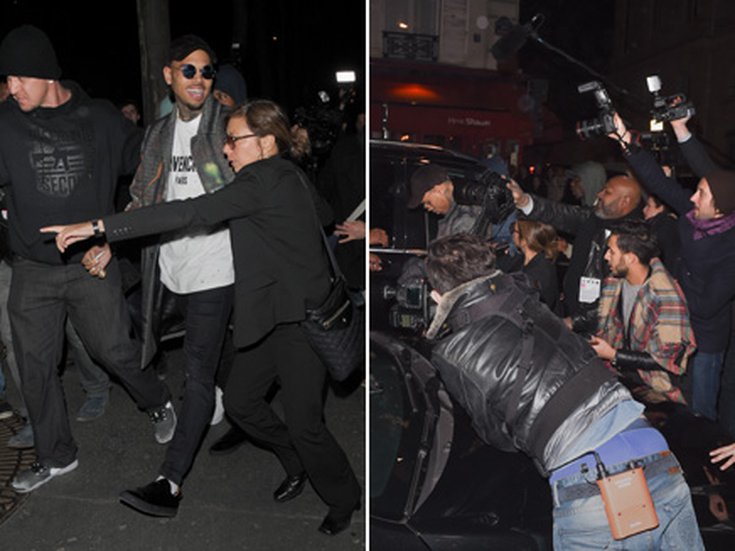 Chris Brown à Paris