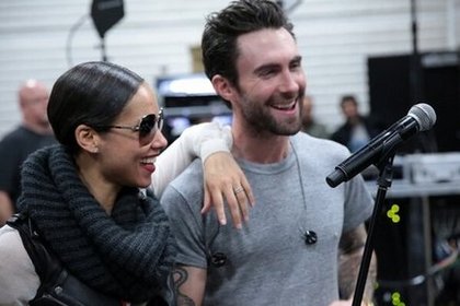 Alicia Keys et Adam Levine
