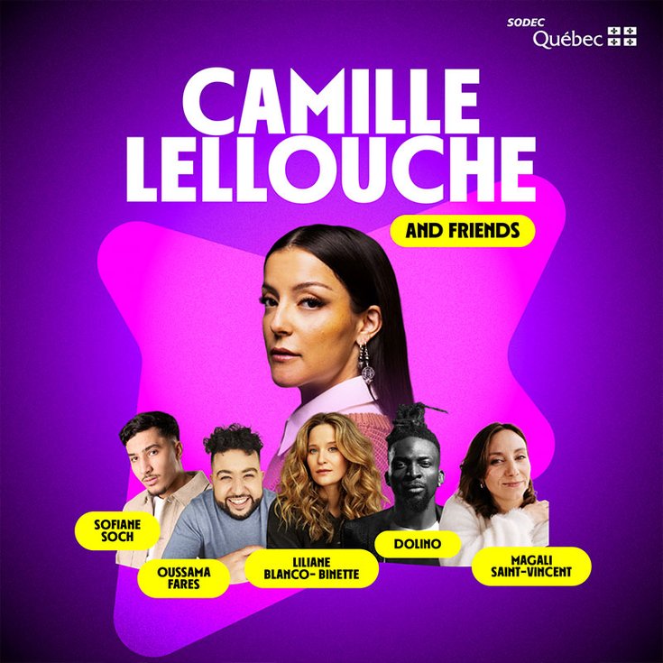 Affiche  camille lellouche and friends