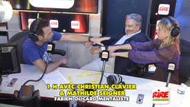 Fabien Olicard, le mentaliste, piège Christian Clavier et Mathilde Seigner