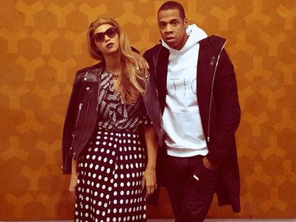 Beyoncé et JayZ-Londres-Instagram