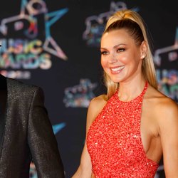 Cauet et sa femme - Tapis Rouge des NRJ Music Awards 2022