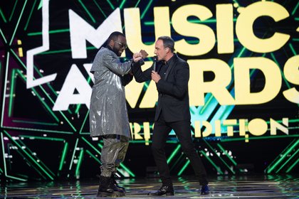 Gims et Nikos Aliagas - Cérémonie des NRJ Music Awards Paris Edition