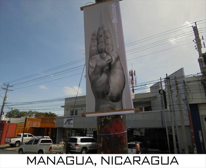Le signe de ralliement au Nicaragua