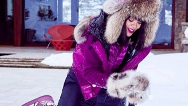 Rihanna : son anniversaire au ski !
