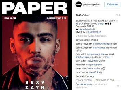 Zayn Malik pour le magazine Paper