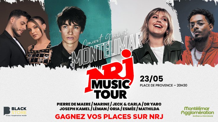 NRJ Music Tour Montélimar 2026