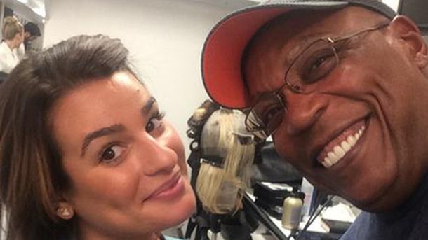 Lea Michele sur le plateau de sa nouvelle série !