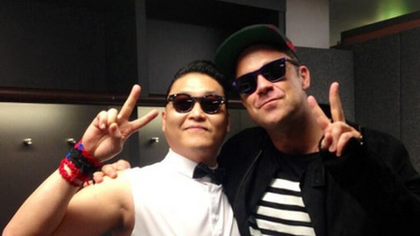 PSY : un duo avec Robbie Williams ?