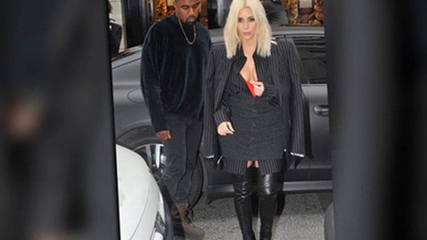 Kanye West : fou de Kim en blonde!