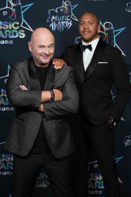 Cauet et Ciryl Gane - Photocall des NRJ Music Awards 2022