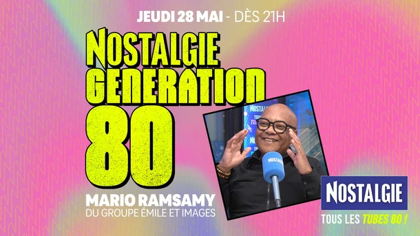Mario Ramsamy, le chanteur du groupe Emile et Images, est l’invité de Nostalgie Génération 80