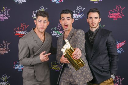 Jonas Brothers - Photocall - NRJ Music Awards 2019