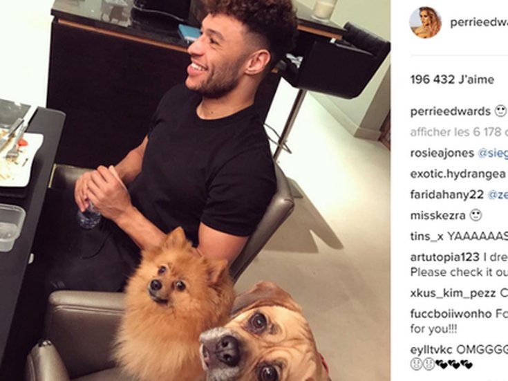 Perrie Edwards poste une photo d'Alex Oxlade-Chamberlain