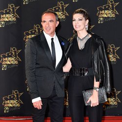 Nikos Aliagas et sa femme - NRJ Music Awards 20th Edition