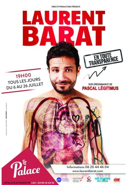 laurent Barat à Avignon avec Rire & Chansons