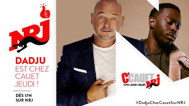 Dadju invité chez Cauet et en showcase exclusif sur NRJ !