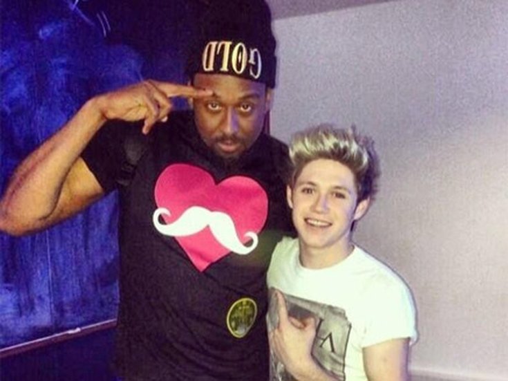 Niall Horan en studio avec Miley Cyrus