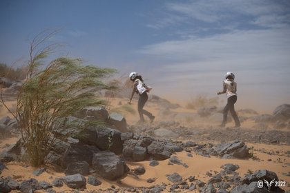 Les Gazelles en étape