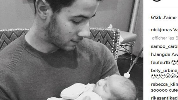Nick Jonas craque pour sa nièce Valentina!