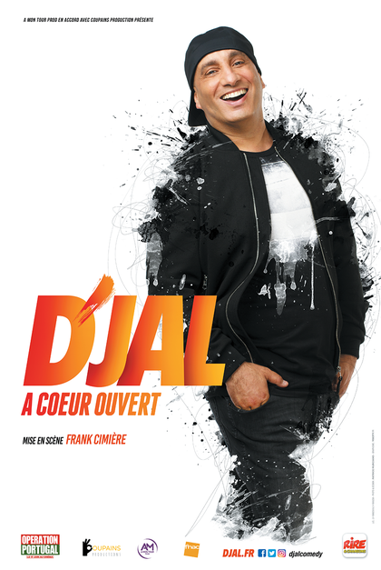 D'jal à Coeur Ouvert - affiche tournée 2019 2020
