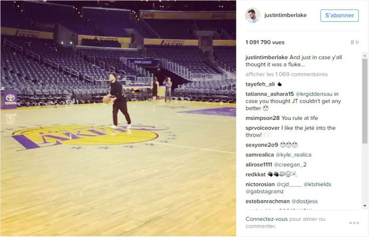 Justin Timberlake - Instagram 2017