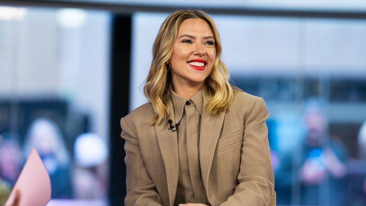 Scarlett Johansson sur le plateau de TODAY