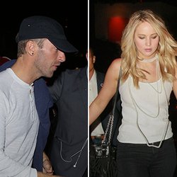 Chris Martin et Jennifer Lawrence