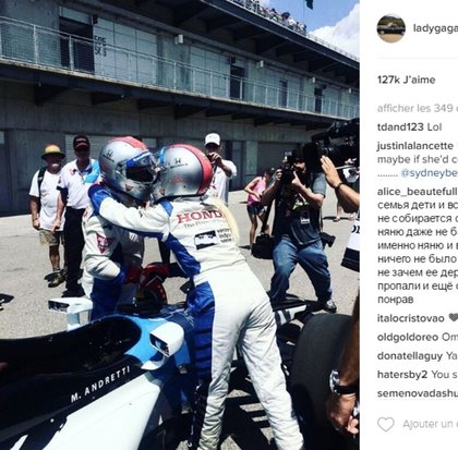 Lady Gaga en IndyCar