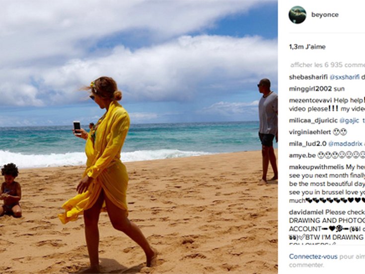 Beyoncé en vacances à Hawaï