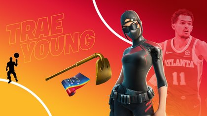 Fortnite x NBA : casier Trae Young