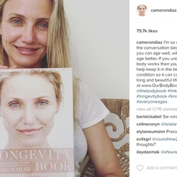 No make-up selfie - Cameron Diaz