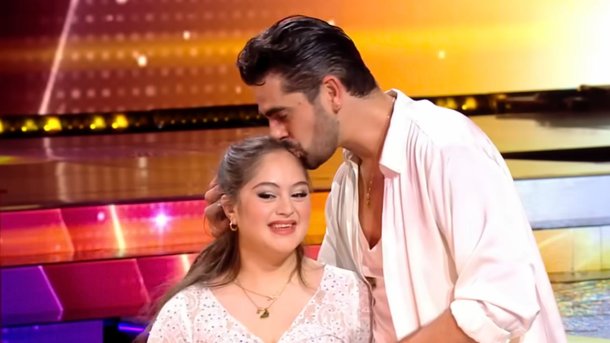 Mayane et Christophe Licata complices dans les coulisses de "Danse avec les stars"