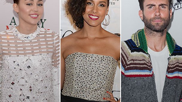 Miley Cyrus, Alicia Keys, Adam Levine reprennent «Dream On» d’Aerosmith!