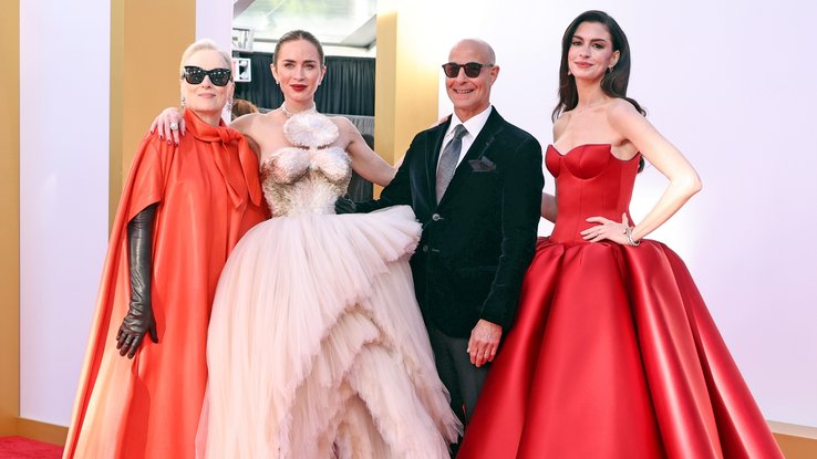 "Le Diable s'habille en Prada 2" AVP New York/ Meryl Streep / Emily Blunt / Stanley Tucci / Anne Hathaway