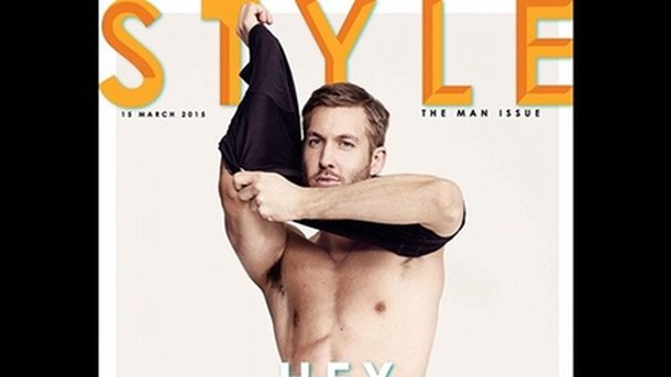 Calvin Harris se déshabille pour le Sunday Times!
