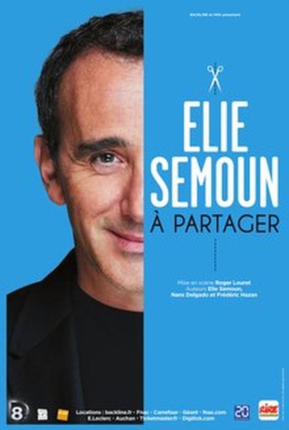 Elie Semoun - A partager - affiche tournée