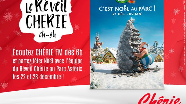 Le Réveil Chérie vous invite au Parc Astérix pour Noël !