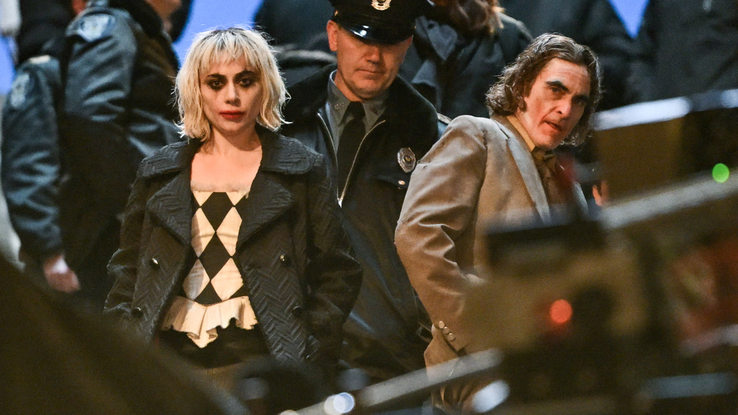 Lady Gaga et Joaquin Phoenix sur le tournage de "Joker : Folie à Deux"