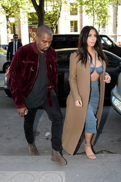 Kanye West et Kim Kardashian @ Paris