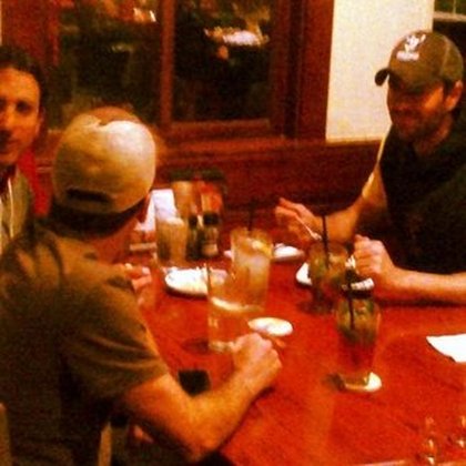Avec mes potes au RedLobster avec un cocktail AtlanticRum 