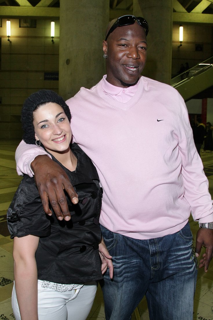 Sheryfa Luna et son compagnon Venus à Paris, le 29 mai 2008.