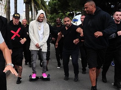 Chris Brown à Cannes