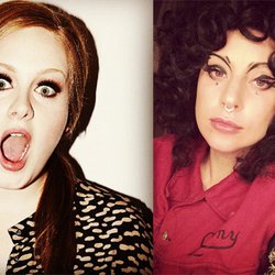 adele et lady gaga