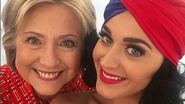 Katy Perry: elle chante pour Hillary Clinton!